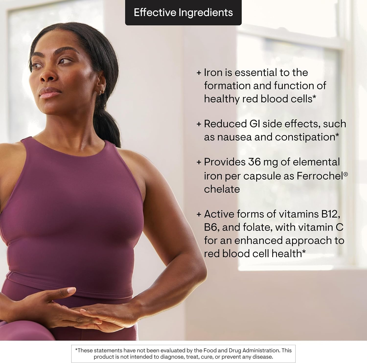 THORNE - Advanced Iron Complex (Formerly Ferrasorb) - Complete Blood Support Formula* - Elemental Iron, Folate, B and C Vitamins for Optimal Absorption - Gluten, Dairy & Soy-Free - 60 Servings THORNE uk supplements
