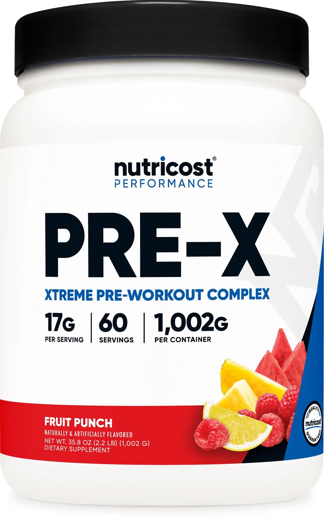 Nutricost Pre-X Xtreme Pre-Workout Complex Powder, Fruit Punch, 60 Servings, Vegetarian, Non-GMO and Gluten Free Nutricost uk supplements