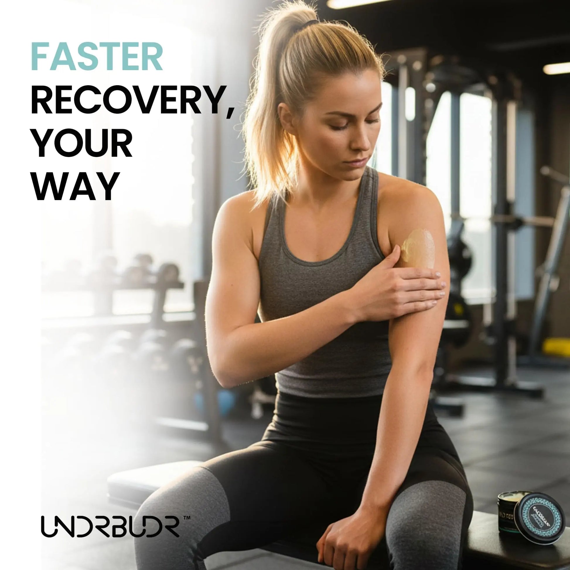 UNDRBUDR Post-Activity Recovery Muscle Rub Salve with Arnica, Comfrey & Essential Oils- Balm for Muscle Soreness, Joint Discomfort & Post-Workout Recovery, Natural Formula for Active Lifestyles (3 oz) UNDRBUDR uk supplements