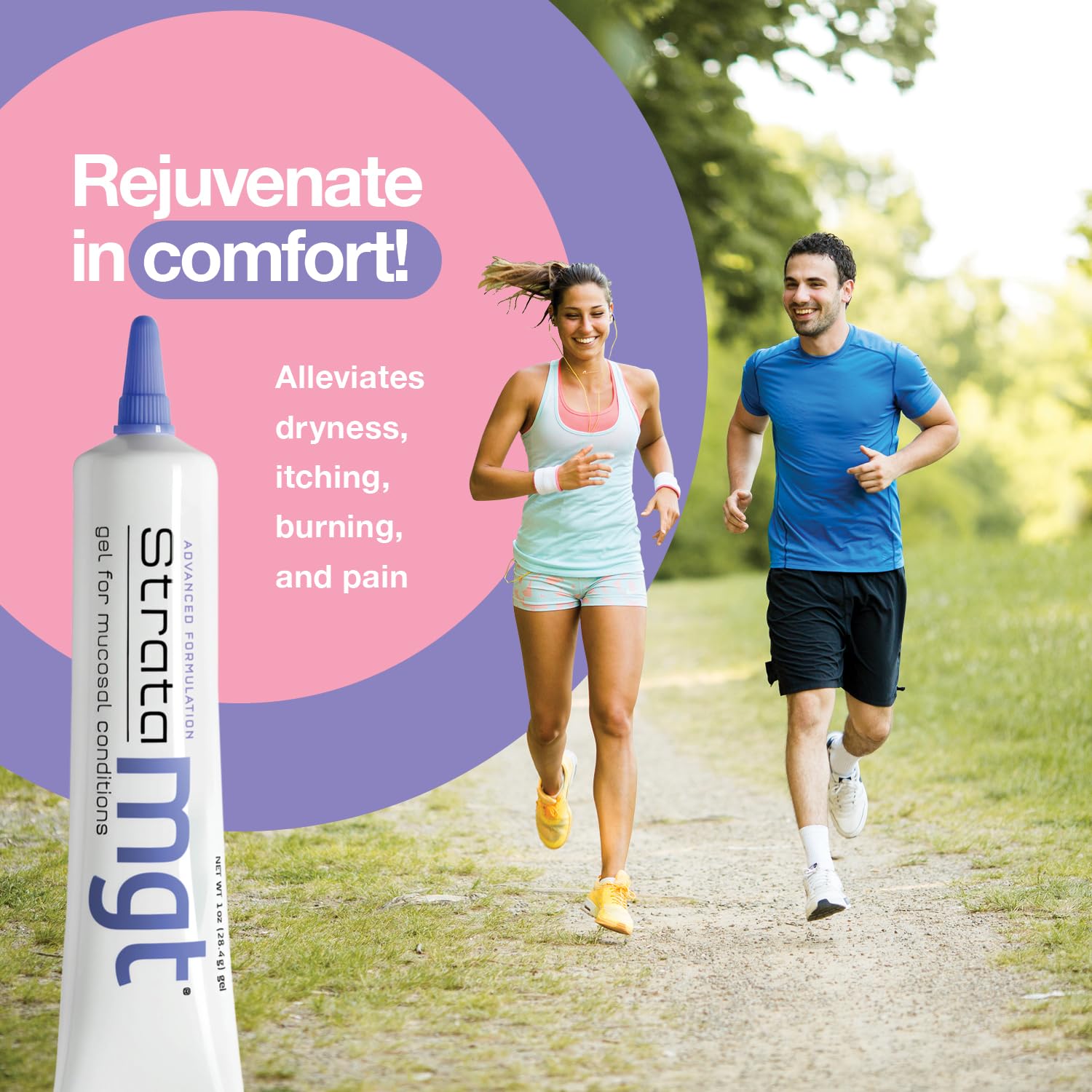 StrataMGT Vaginal Moisturizer - Non-Hormonal & Non-Steroidal- Post Menopause Support StrataMGT uk supplements