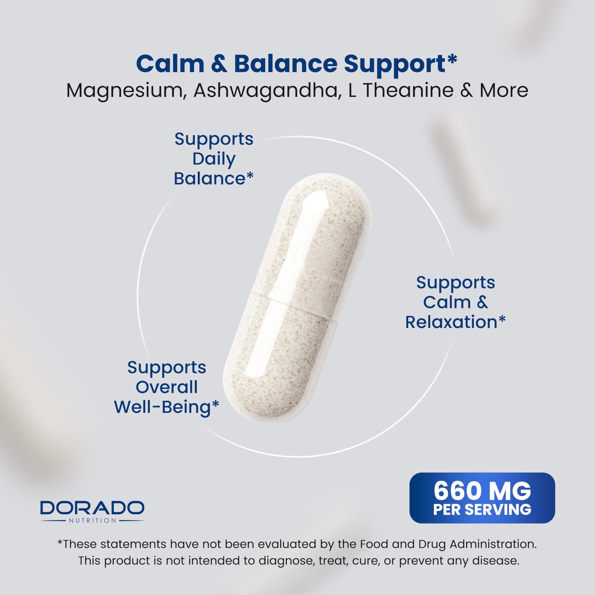 Cortisol Supplements for Women & Men with 14 in1 Blend (Magnesium, Ashwagandha, L Theanine & More) Healthy Cortisol Balance & Calm Mood Support - Third Party Tested, Non GMO, USA Made - 60 Count DORADO NUTRITION uk supplements