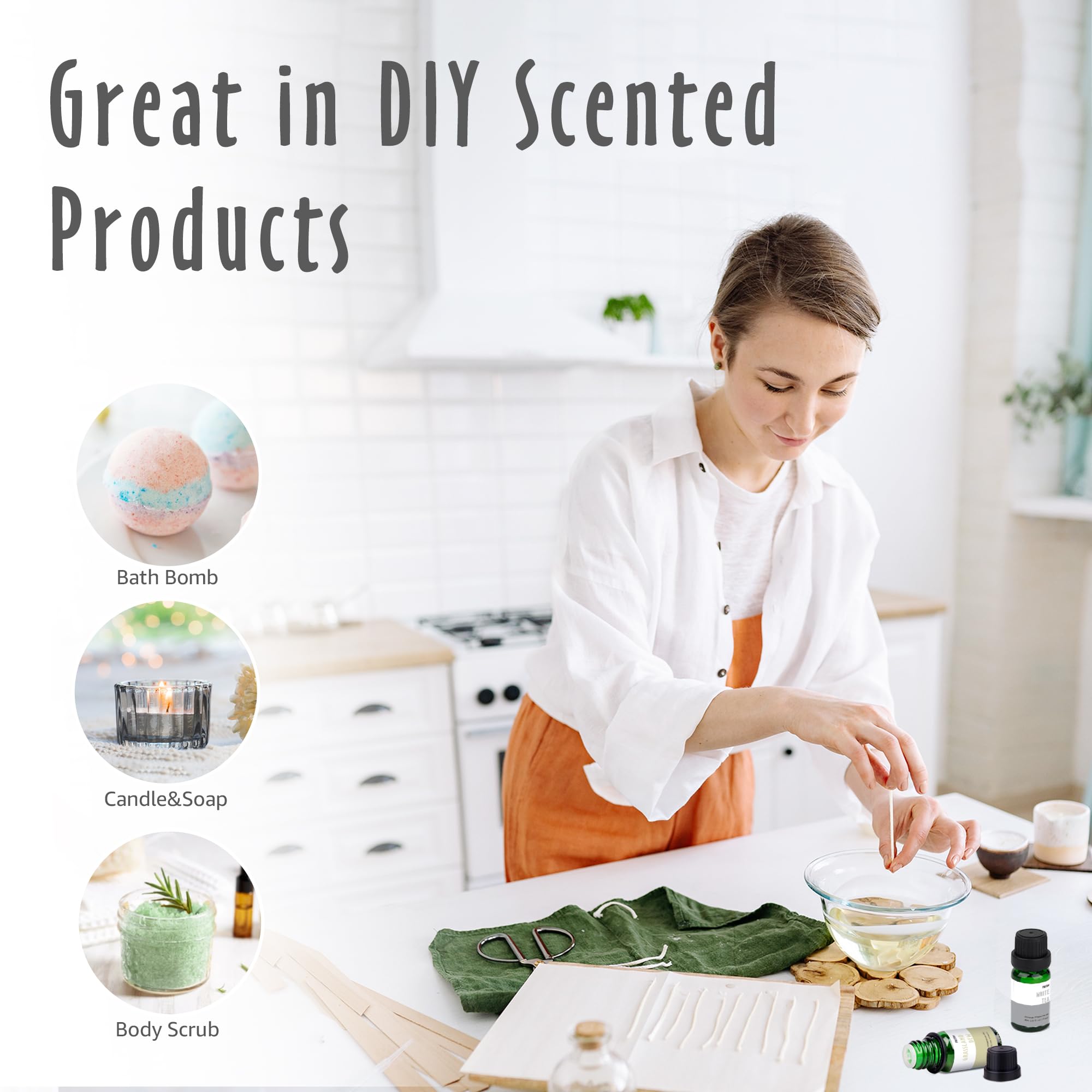 Fragrance Oils, MitFlor Hotel Collection Diffuser Oil for Home, Soap & Candle Making Scents MitFlor uk supplements