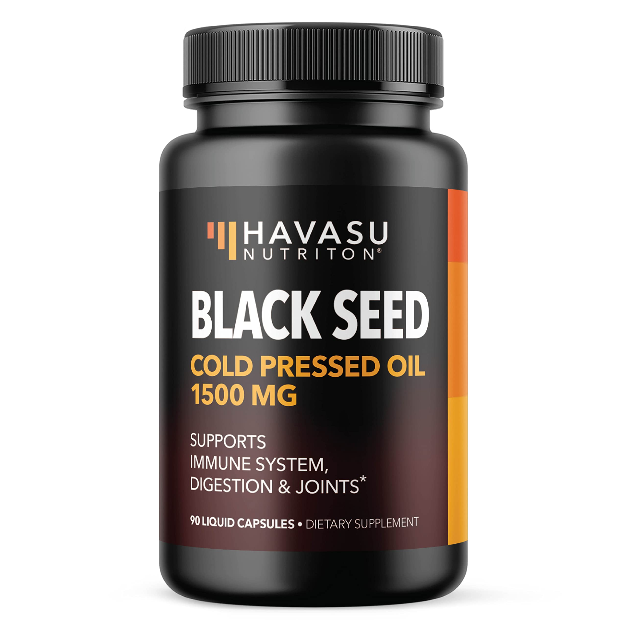 Black Seed Oil Nigella Sativa Cold-Pressed Capsules | 1500mg Black Cumin Seed Oil HAVASU NUTRITION uk supplements