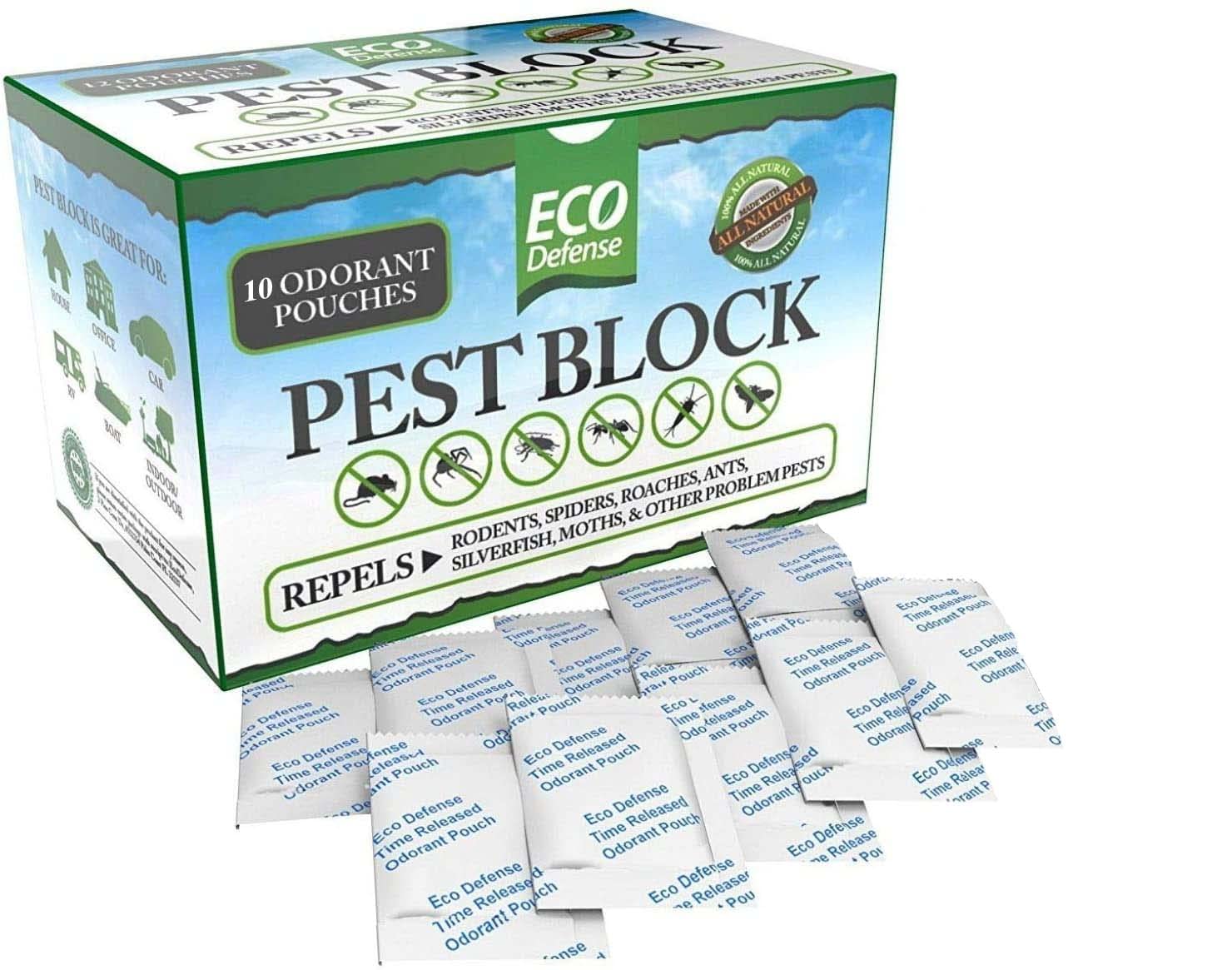 Eco Defense Pest Control Pouches - All Natural - Repels Rodents, Spiders Eco Defense uk supplements