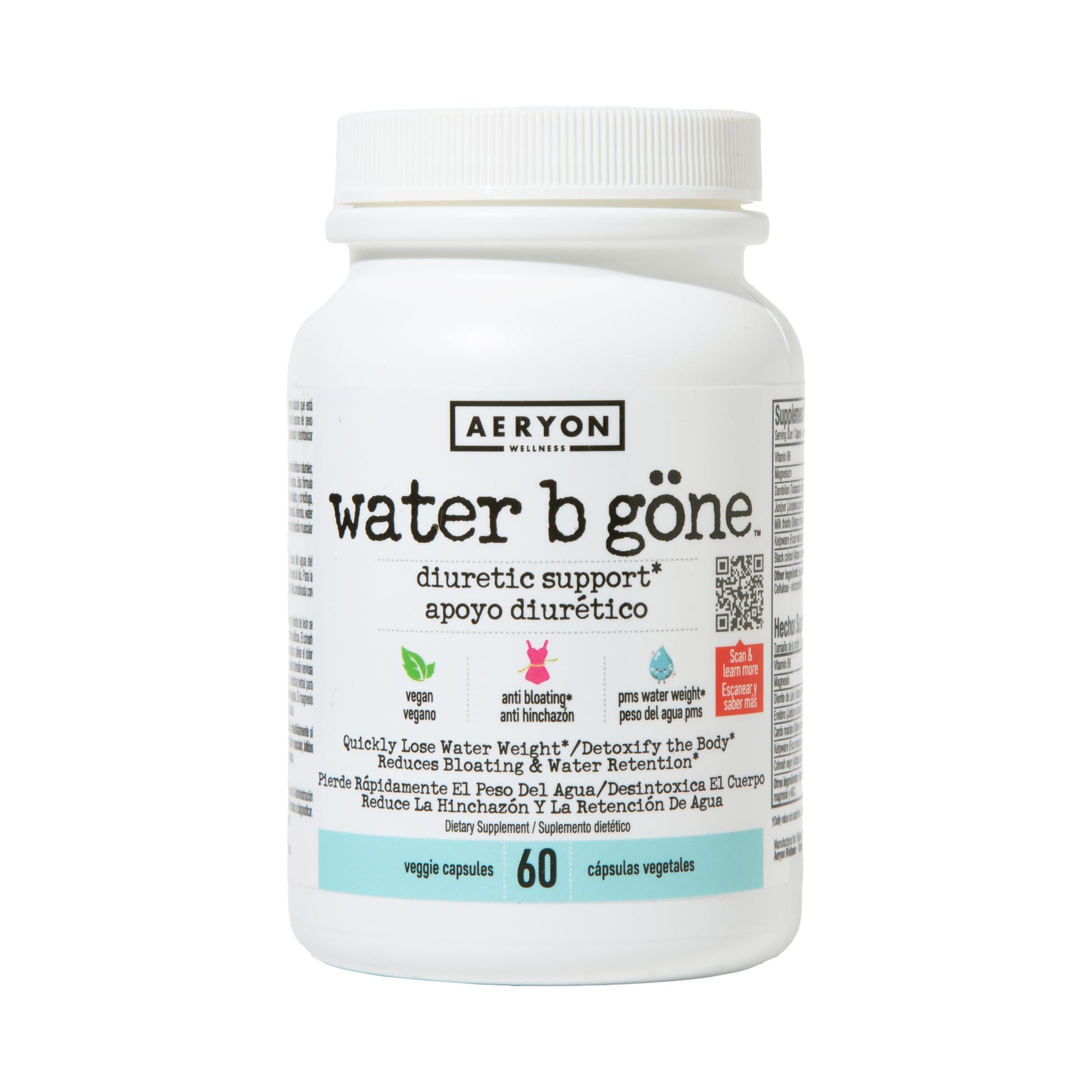 Water B Gone – Diuretic Pills for Women – Reduce Water Retention and Bloating – Find PMS Aeryon Ashlie Wellness uk supplements