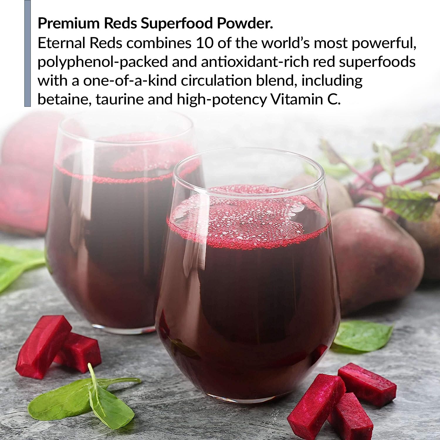 BioTrust Eternal Reds, Red Superfoods Powder, Support for Heart Health and Circulation, Energy, Stamina, No Added Sugar or Caffeine, Naturally Flavored and Sweetened, Berry Flavor (30 Servings) BioTrust uk supplements