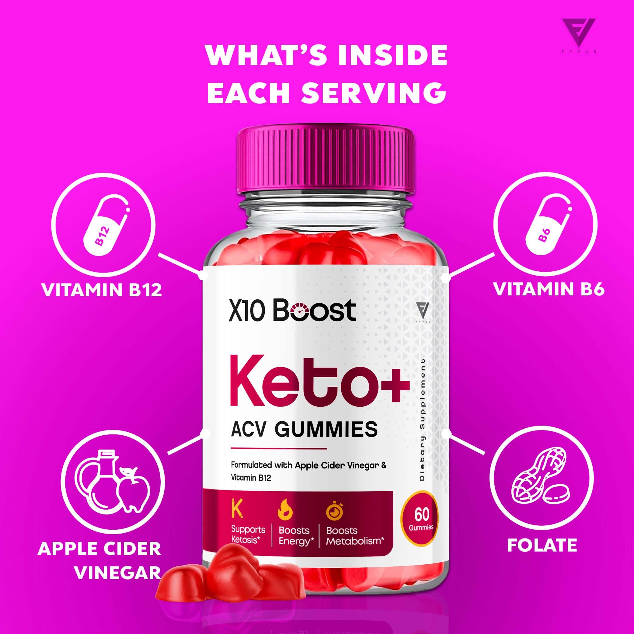 X10 Boost Keto ACV Gummies, X10 Keto Boost Gummies Advanced X10boost, X 10 Keto Fyvus uk supplements