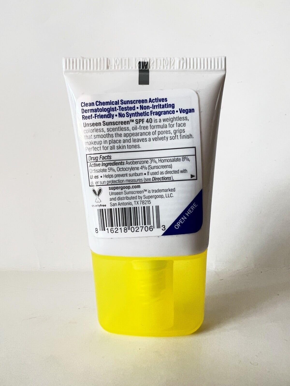 Supergoop! Unseen Sunscreen - SPF 40-0.5 fl oz - Invisible, Broad Spectrum Supergoop! uk supplements