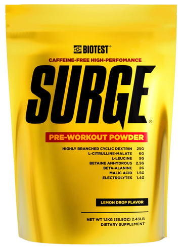 Biotest Surge Workout Nutrition - 25 g Highly Branched Cyclic Dextrin, 6.5 g Citrulline Biotest uk supplements