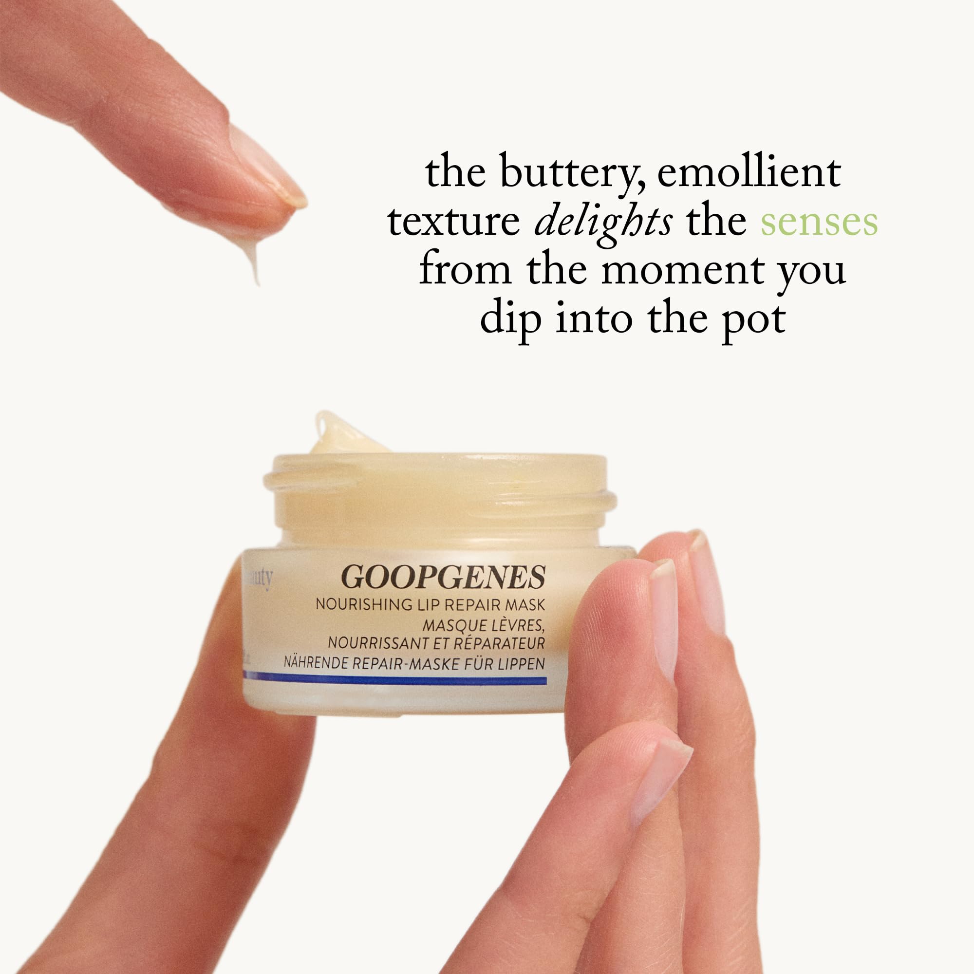 goop Beauty Nourishing Lip Repair Mask | Lip Hydration Treatment | Smooths, Plumps, & Softens | Ceramides & Vegan Lanolin | 0.3 oz goop uk supplements