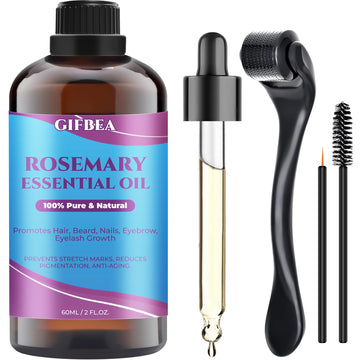 Rosemary Oil for Hair Growth,100% Pure Undiluted Light-Weight Non-Greasy Rosemary Essential Oil GIFBEA uk supplements