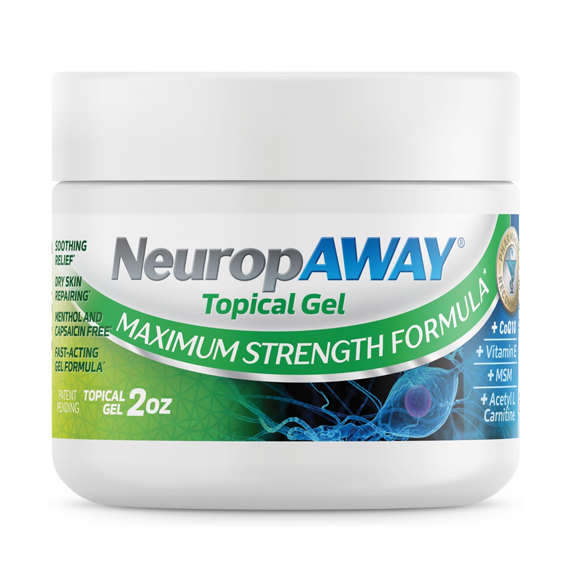 NeuropAWAY® Maximum Strength Gel, for Nerve discomfort, Burning, Tingling, and Numbness 2oz NeuropAWAY uk supplements