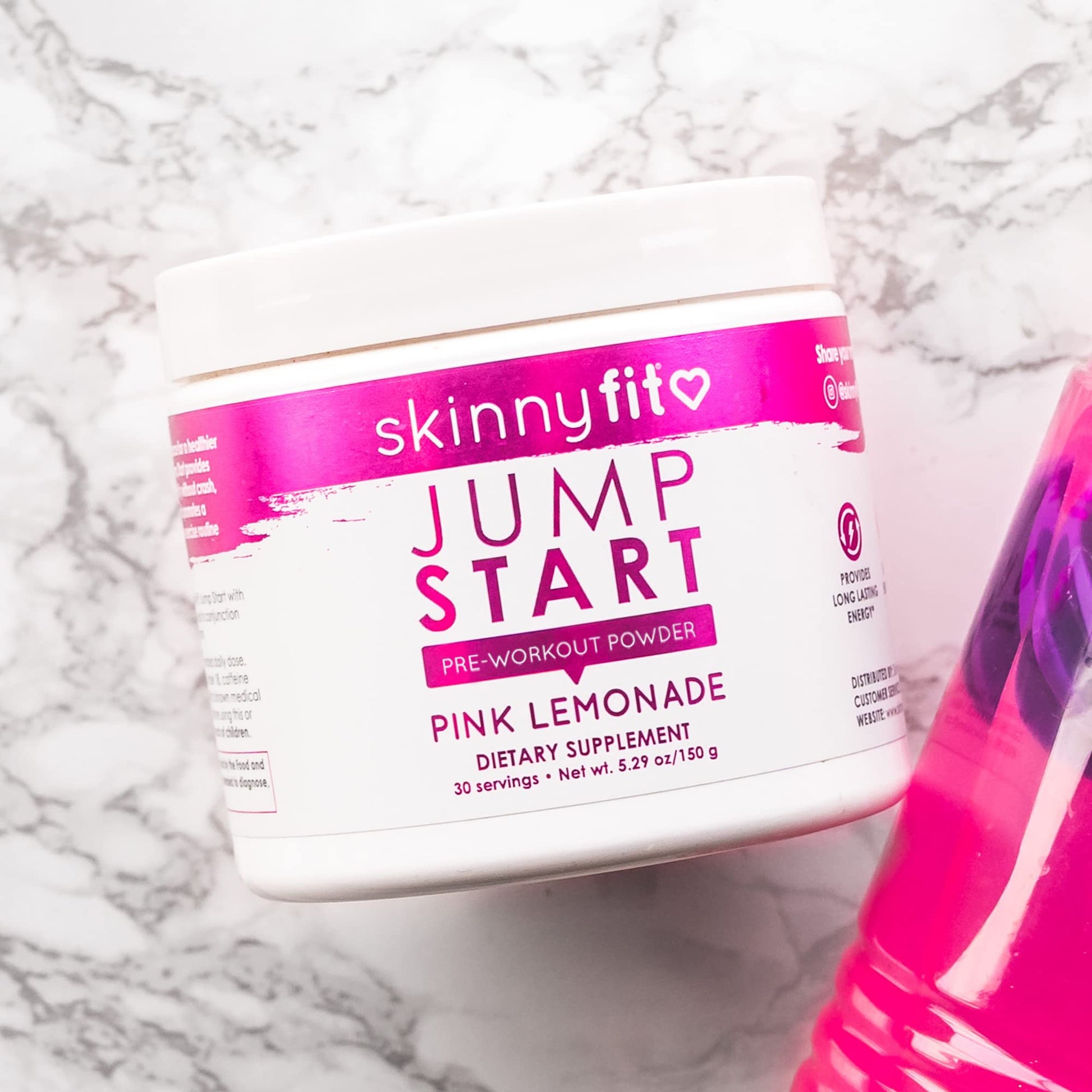 SkinnyFit Jump Start Pre Workout Supplement for Women 30 Servings - Creatine Free SkinnyFit uk supplements