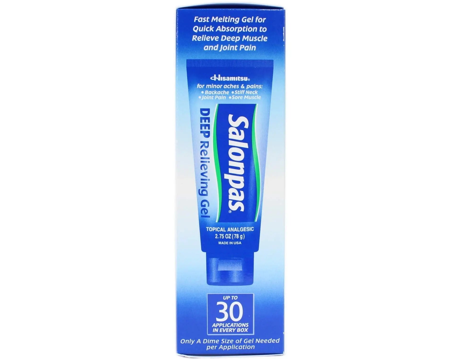 Salonpas Deep Pain Relieving Gel, 2.75 Oz (Pack of 2) Salonpas uk supplements