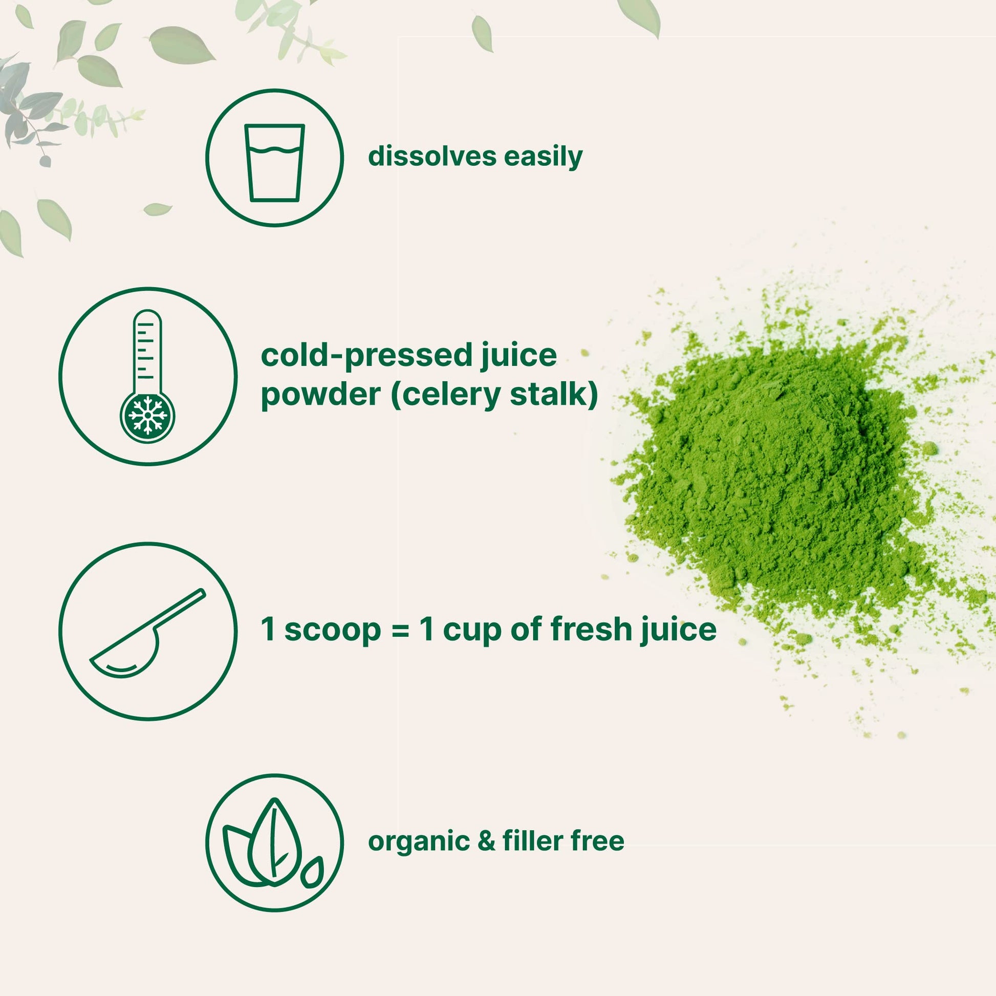 Organic Celery Juice Powder, 20 Ounce (1.25 Pound), 71 Serving, Celery Detox and Cold Micro Ingredients uk supplements