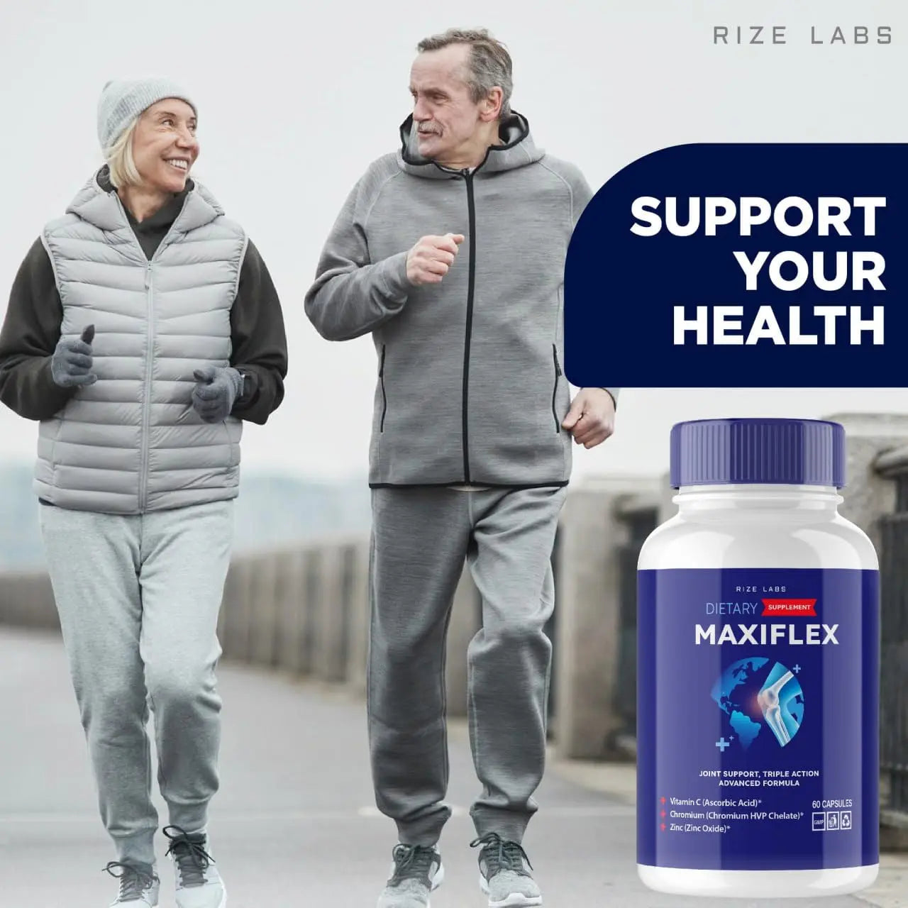 rize labs -Mexiflax All Natural Suppplement, Capsules for Joint Support, Pills for Mobility and Flexibility, Advanced Formula Supplement, Triple Action (120 Capsules) rize labs uk supplements
