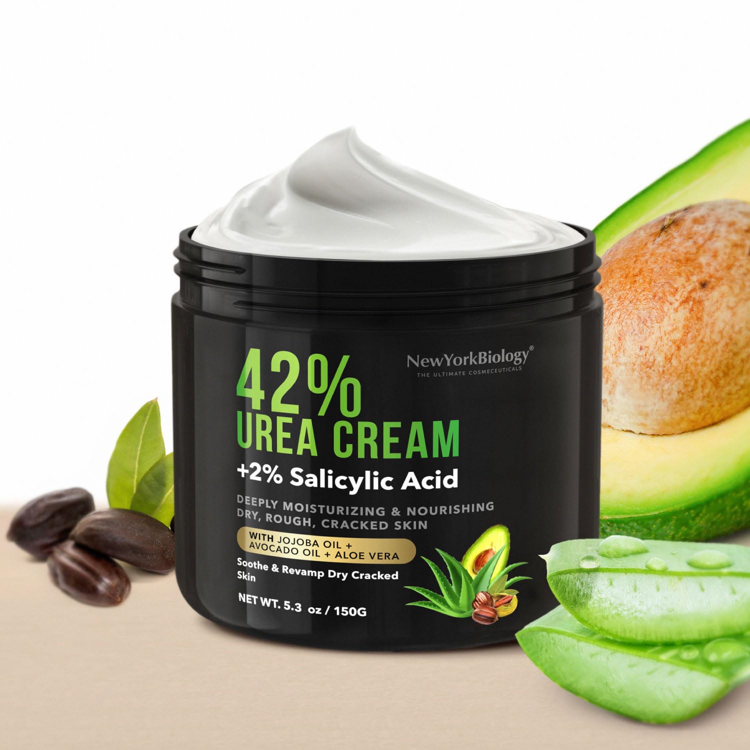 New York Biology 42% Urea Cream with 2% Salicylic Acid - Moisturizing Urea Foot Cream NEW YORK BIOLOGY THE ULTIMATE COSMECEUTICALS uk supplements