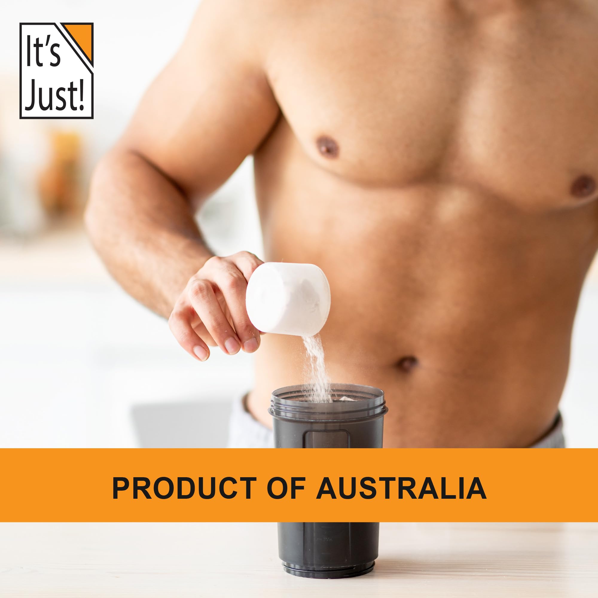 It's Just! - 100% Whey Protein Concentrate, Made in USA, Premium WPC-80, No Added It's Just! uk supplements