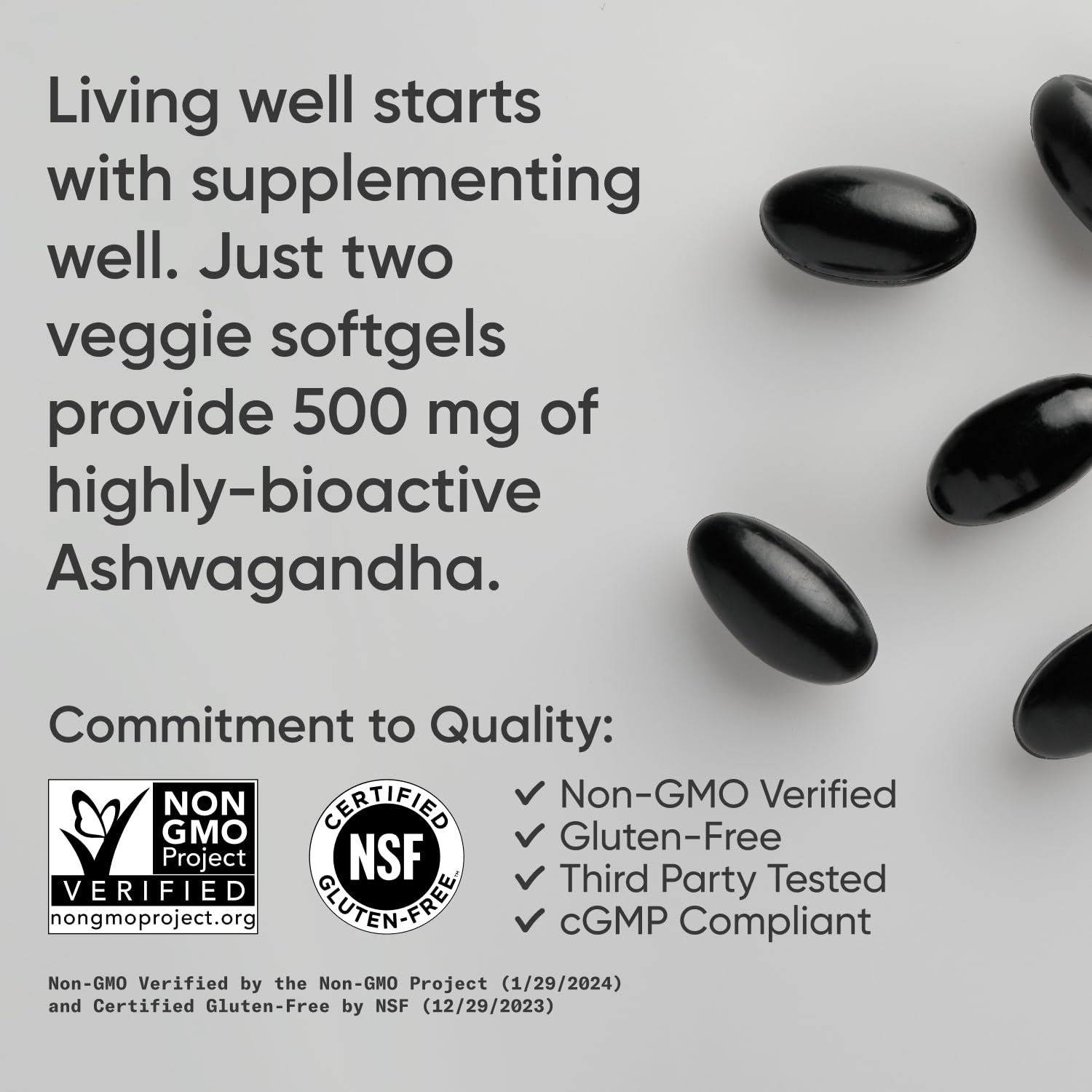 Sports Research® Ashwagandha Softgels with Coconut MCT Oil - Natural Adaptogen Sports Research uk supplements