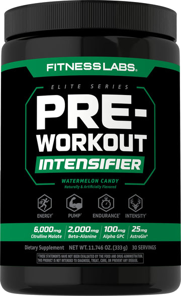Fitness Labs Pre Workout Powder | for Men and Women | Intensifier Supplement | Watermelon Fitness Labs uk supplements