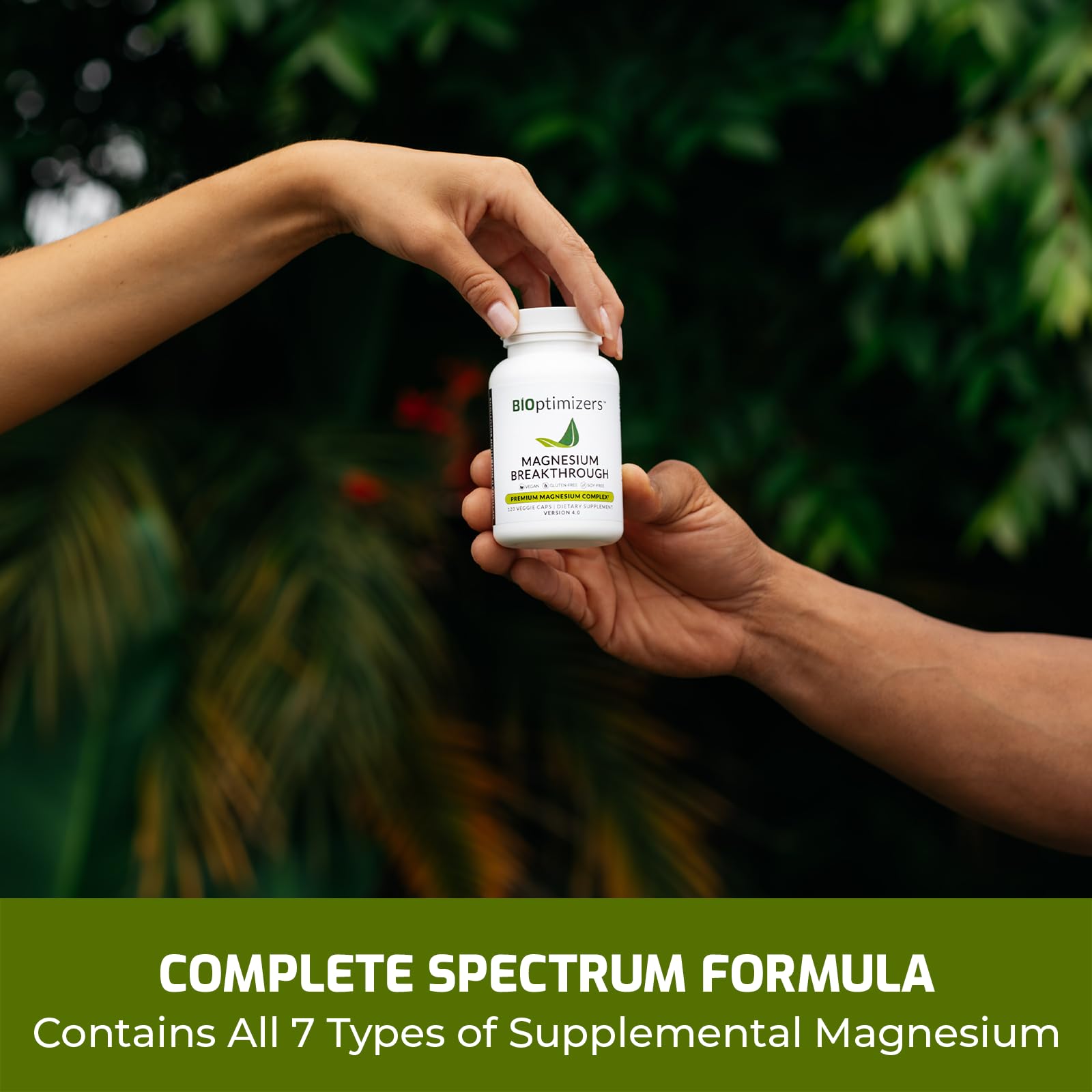 Magnesium Breakthrough Supplement 4.0 - Has 7 Forms of Magnesium: Glycinate, Malate BiOptimizers uk supplements