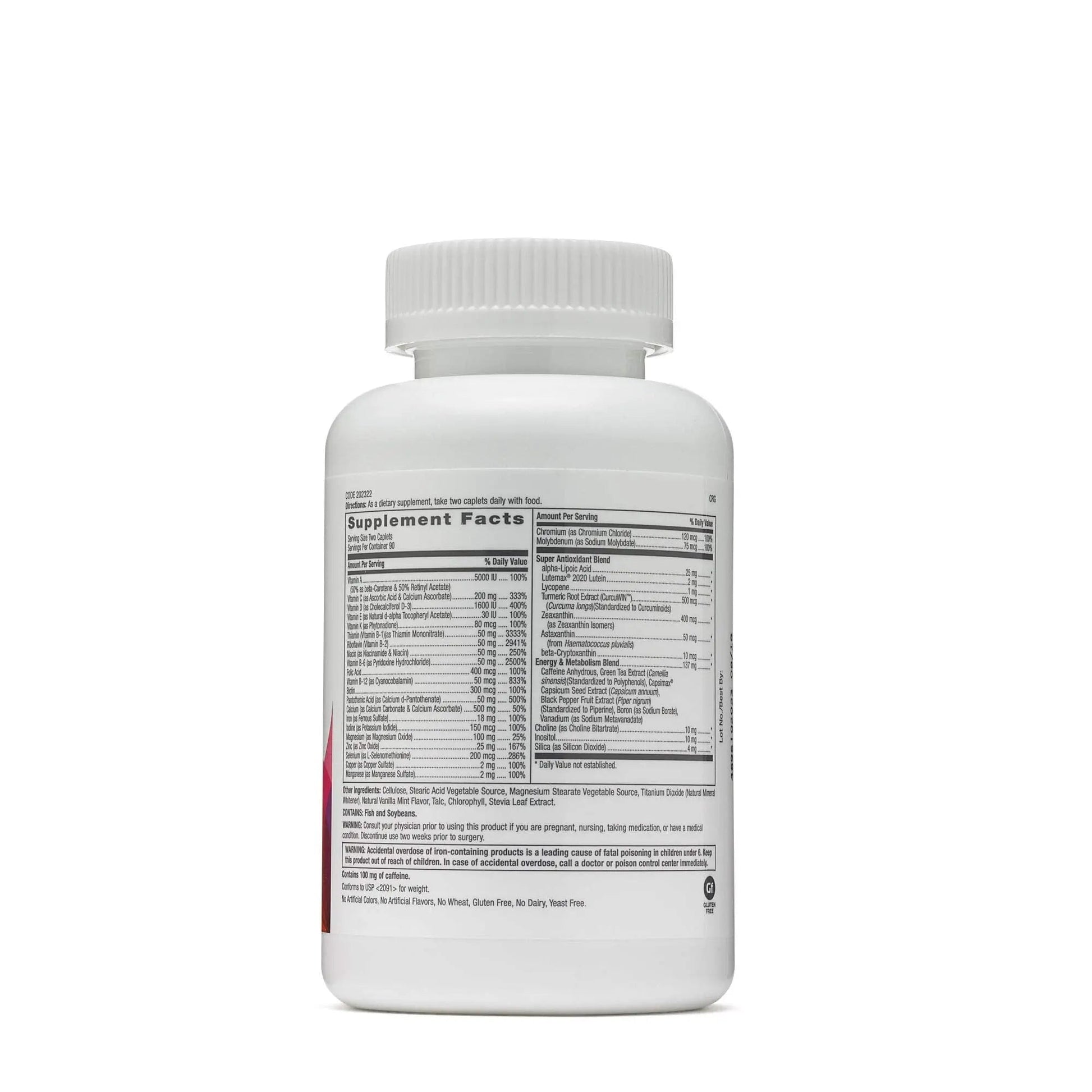 GNC Womens Ultra Mega Energy and Metabolism Multivitamin for Women, 180 Count, for Increased Energy, Metablism, and Calorie Burning GNC uk supplements