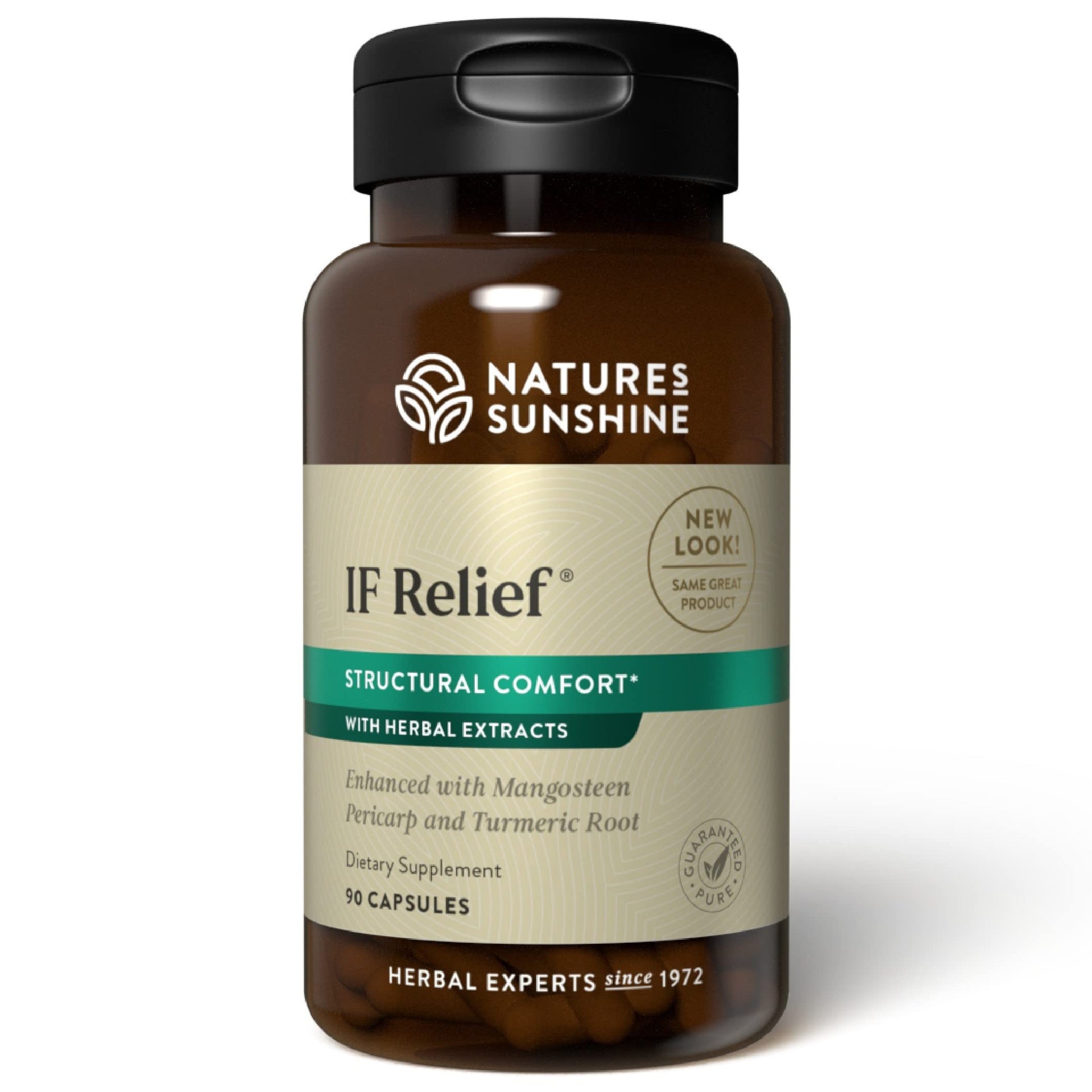 Nature's Sunshine IF Relief, 90 Capsules | Powerful Combination of Herbs That May Support The Body's Natural Process for Dealing with Muscle Pain Following Exercise Nature's Sunshine uk supplements