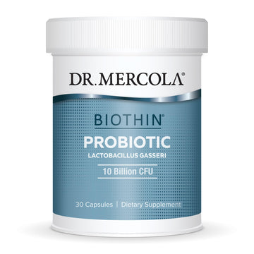 Dr. Mercola Biothin Probiotic - Digestive Health Supplement - Supports Healthy Metabolism - GMO-Free, Gluten-Free & Soy-Free - 30 Delayed-Release Capsules (30 Servings) Dr. Mercola uk supplements