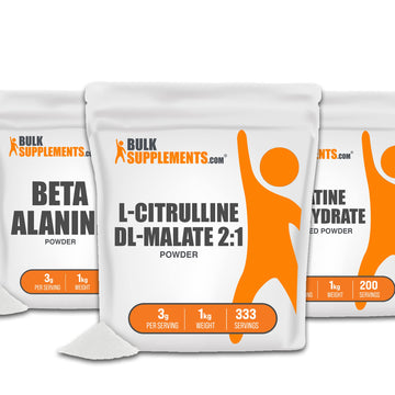 BULKSUPPLEMENTS.COM L-Citrulline Malate 2:1 Powder 1KG with, Beta Alanine Powder BULKSUPPLEMENTS.COM uk supplements