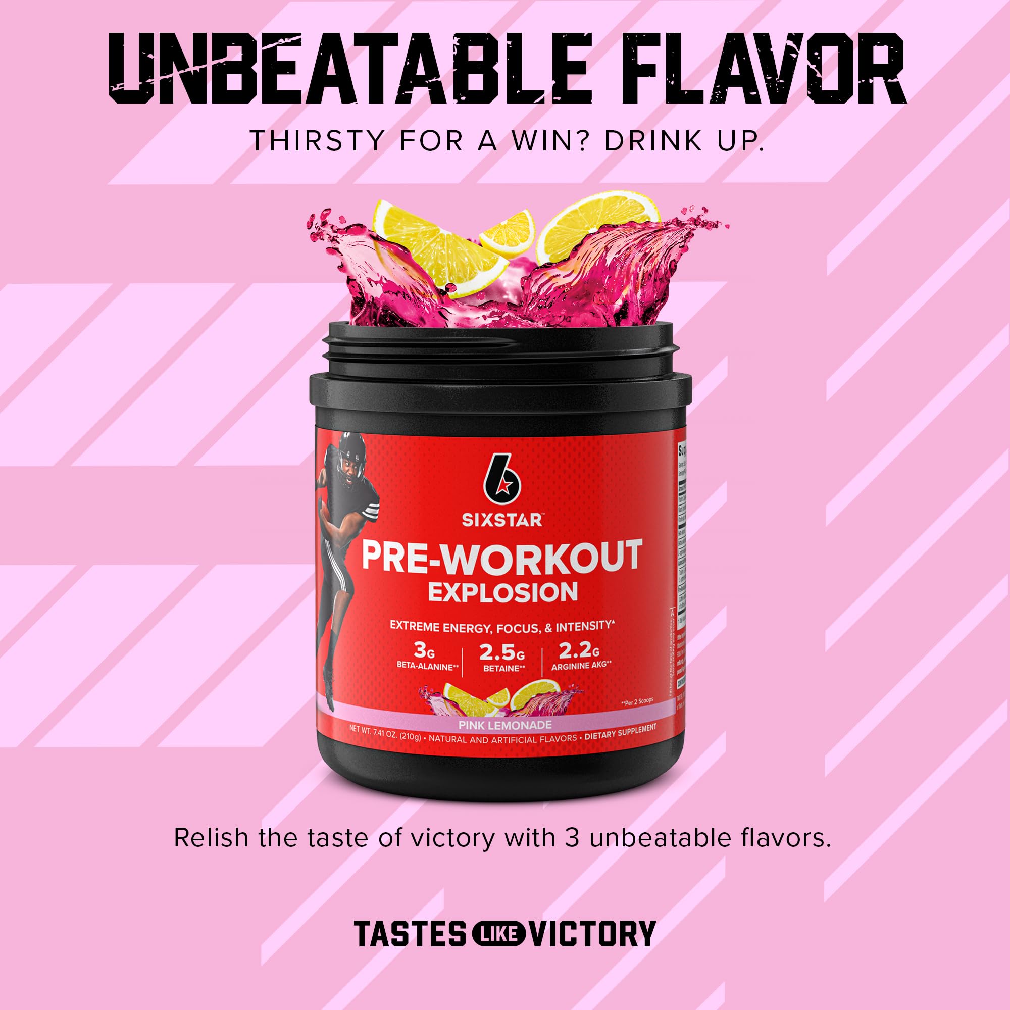 Six Star Pre Workout PreWorkout Explosion Pre Workout Powder for Men & Women PreWorkout Six Star uk supplements
