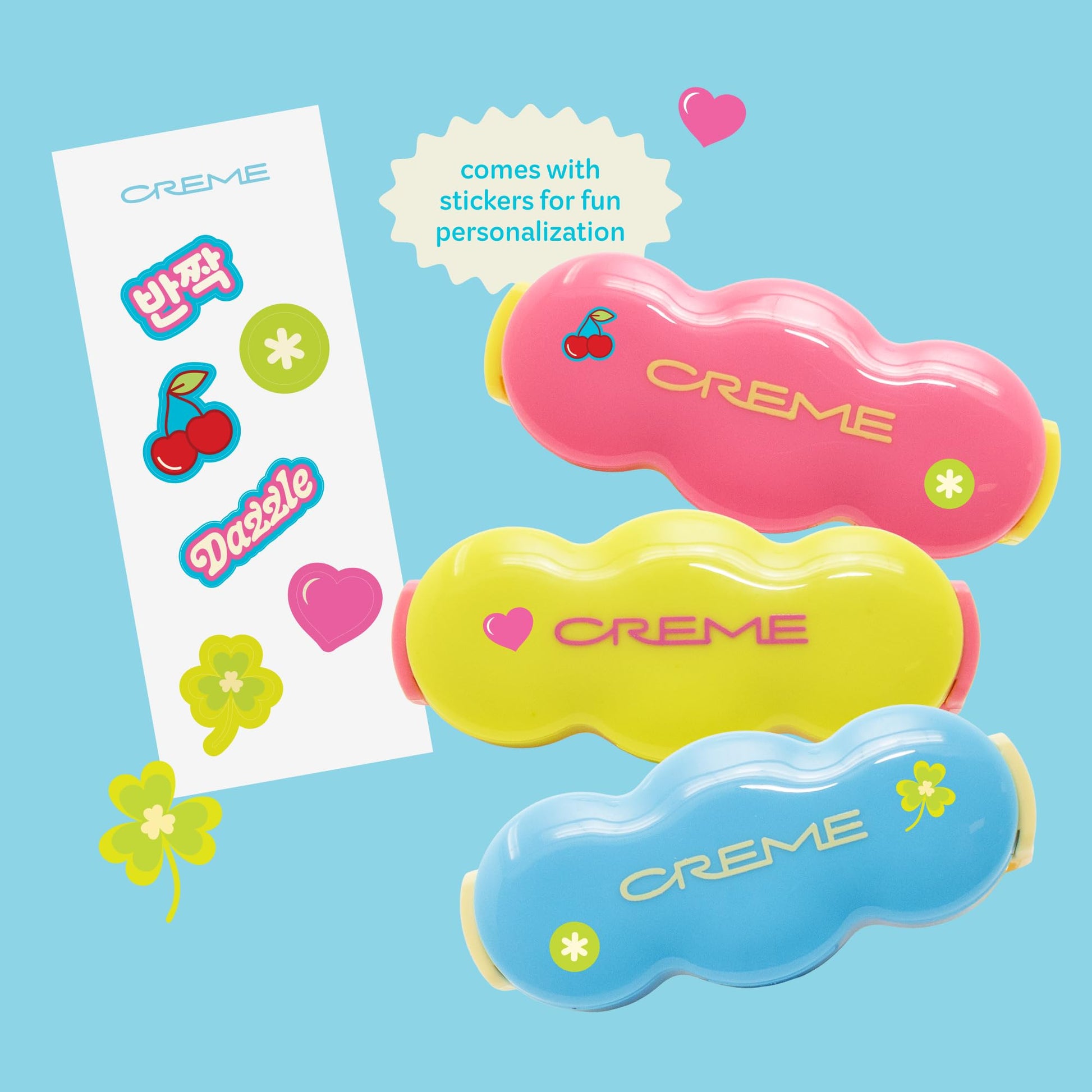 The Crème Shop Shimmer Pop Clip-On Lip Gloss | Korean Makeup, Cute Clip Accessory, Hydrating, Non-Sticky, Shea Butter, Hyaluronic Acid, Vitamine E- Nude Orbit The Crème Shop uk supplements