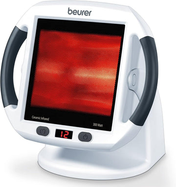 Beurer IL50 Infrared Heat Lamp Heated Red Light Therapy Lamp for Body, Face, Sinuses, & Skin - Effective Beurer uk supplements