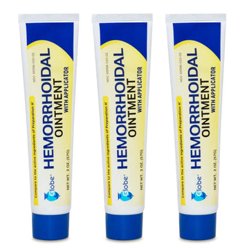 Hemorrhoidal Pain Relief Ointment 2 oz (56g) Per Tube Hemorrhoid Treatment for Fast Acting Itch, Swelling, and Maximum Strength Pain Relief (3 Pack) Hemorrhoidal Ointment uk supplements