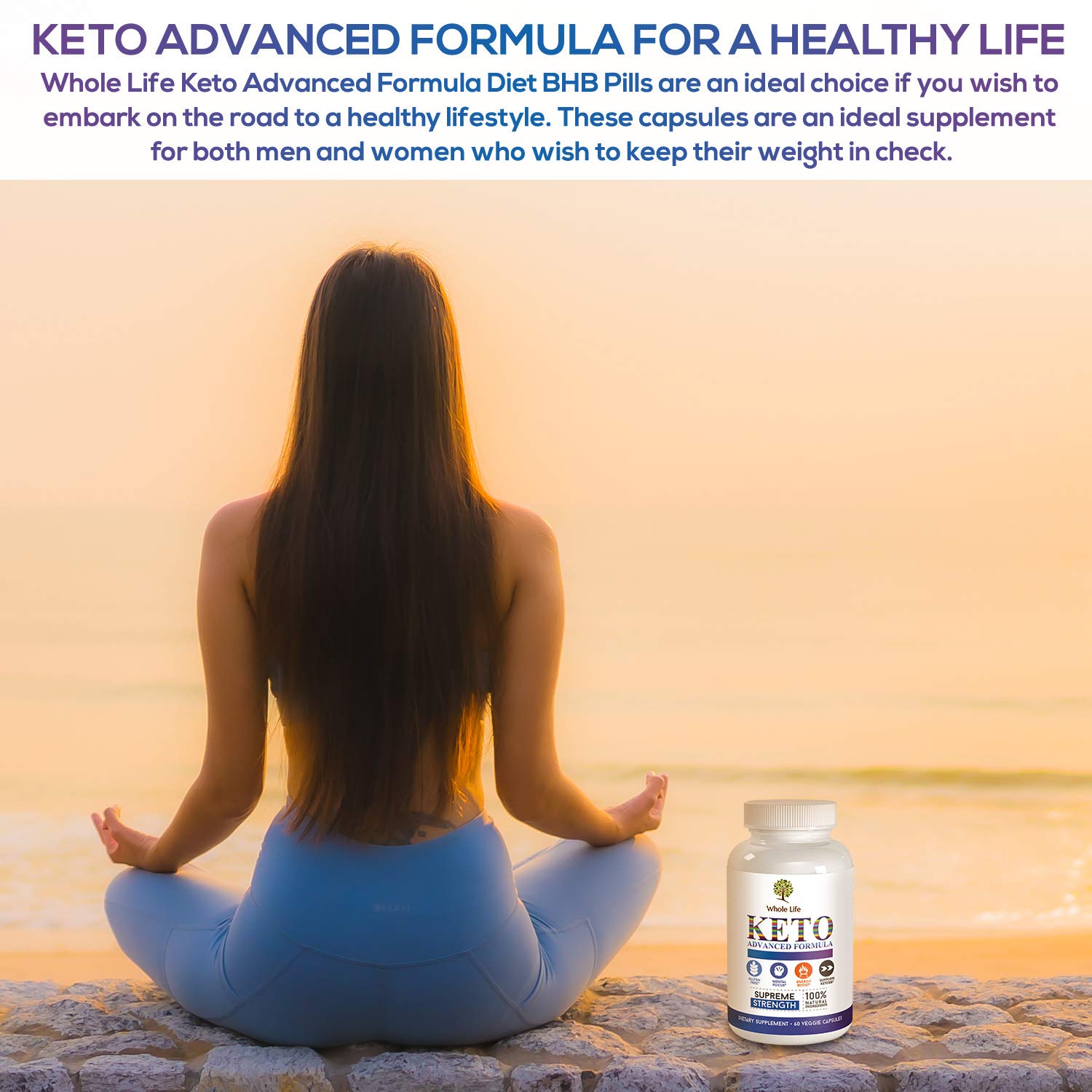WHOLE LIFE Keto Advanced Formula Diet BHB Pills - Ketogenic All Natural, Support WHOLE LIFE uk supplements