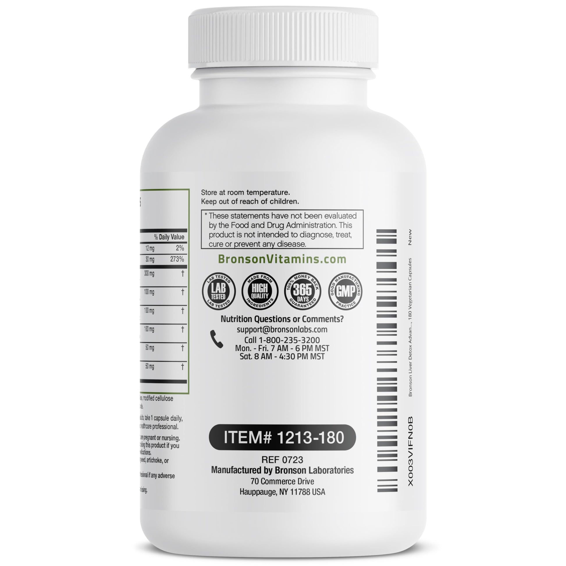 Bronson Liver Detox Advanced Detox & Cleansing Formula Supports Health Liver Function Bronson uk supplements