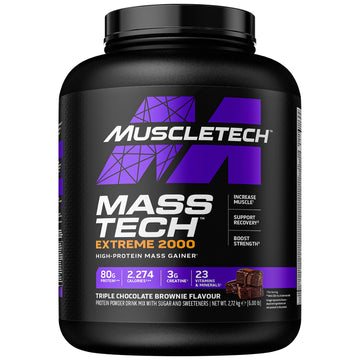MuscleTech MassTech Extreme Protein Powder, Weight & Muscle Mass Gainer, Whey Mass Protein Powder Muscletech uk supplements