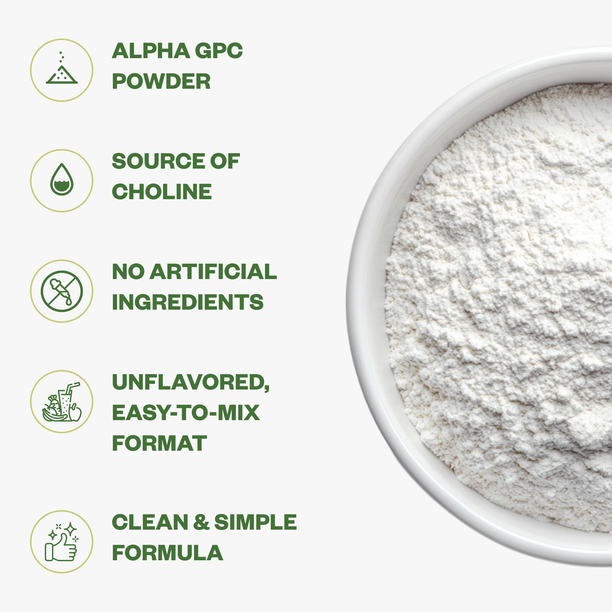 Purisure Alpha GPC Powder, 25 g, Pure Alpha GPC Choline Supplement for Brain and Focus, CDP Choline Supplements for Memory Performance & Concentration, No Fillers, Non-GMO, Offers 41 Servings Purisure uk supplements
