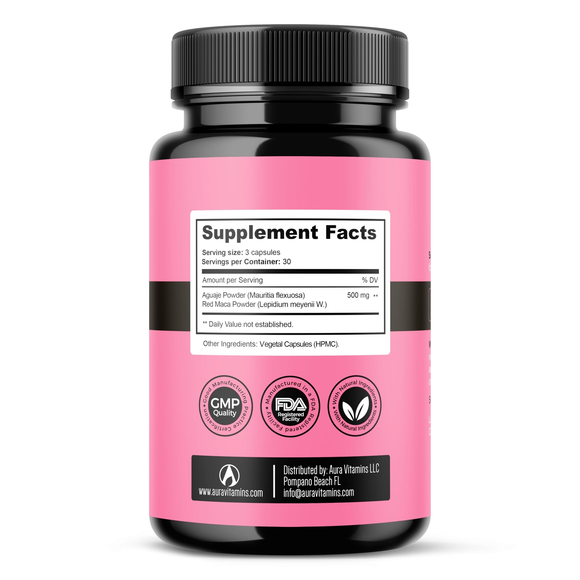 Fertili-t Female (90 Caps) Natural Fertility Support, Hormonal Balance & Prenatal Vitamins for Women, Conception Support, Natural Fertility Supplement with Aguaje & Red Maca (30-Day Supply) (1) AURA VITAMINS uk supplements