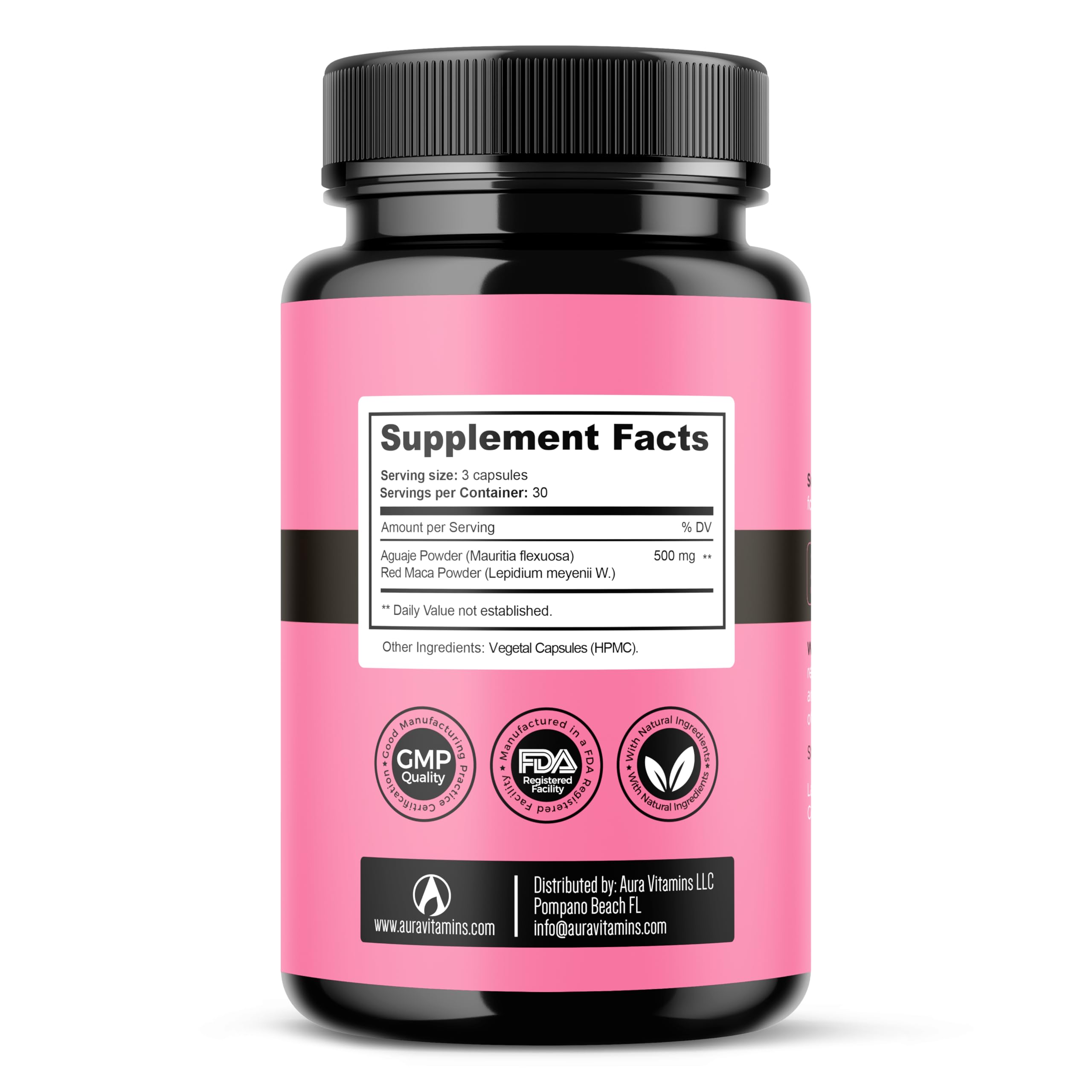 Fertili-t Female (90 Caps) Natural Fertility Support, Hormonal Balance & Prenatal Vitamins for Women, Conception Support, Natural Fertility Supplement with Aguaje & Red Maca (30-Day Supply) (1) AURA VITAMINS uk supplements