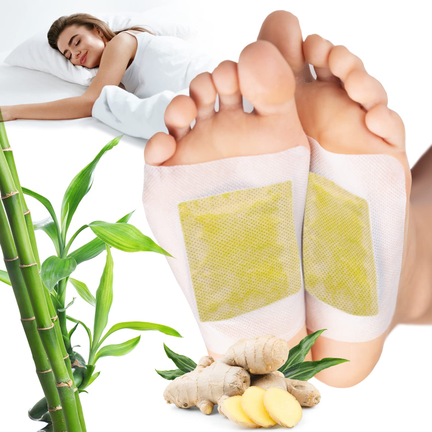 Foot Paches, Premium Deep Cleansing Foot Pads, Bamboo Foot Paches Rantherm uk supplements