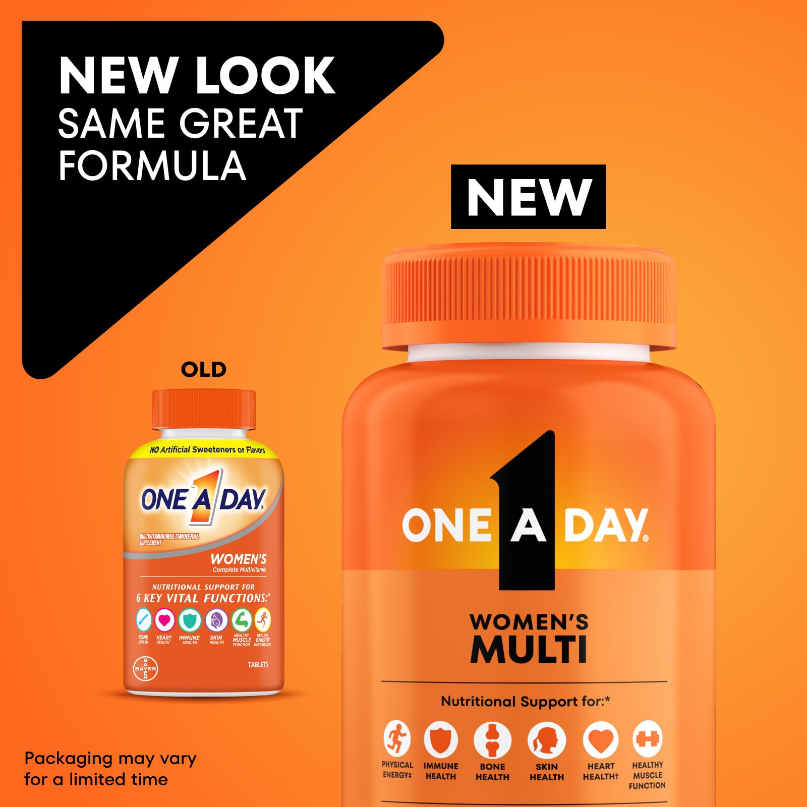 One A Day Multivitamin for Women- Daily Vitamins for Woman with Biotin, Calcium, Folic Acid, Iron & Zinc ONE A DAY uk supplements