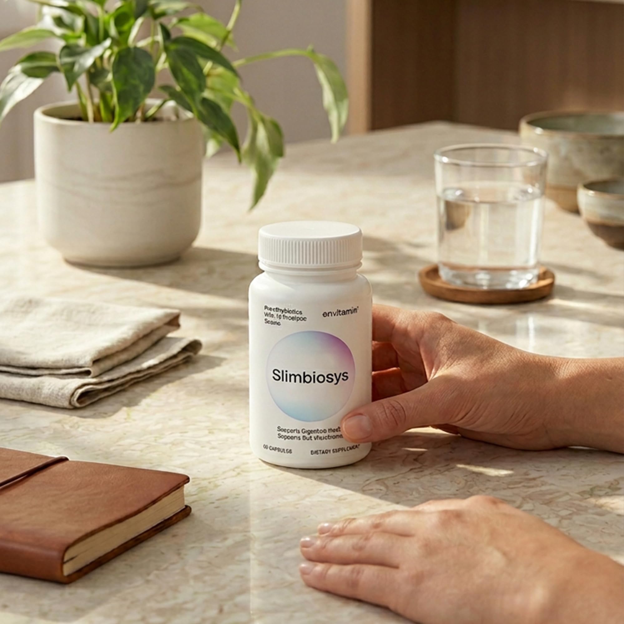 envitamin Slimbiosys Ultra Probiotic Capsule - Pre & Probiotics for Women & Men - Support Your Microbiome envitamin uk supplements