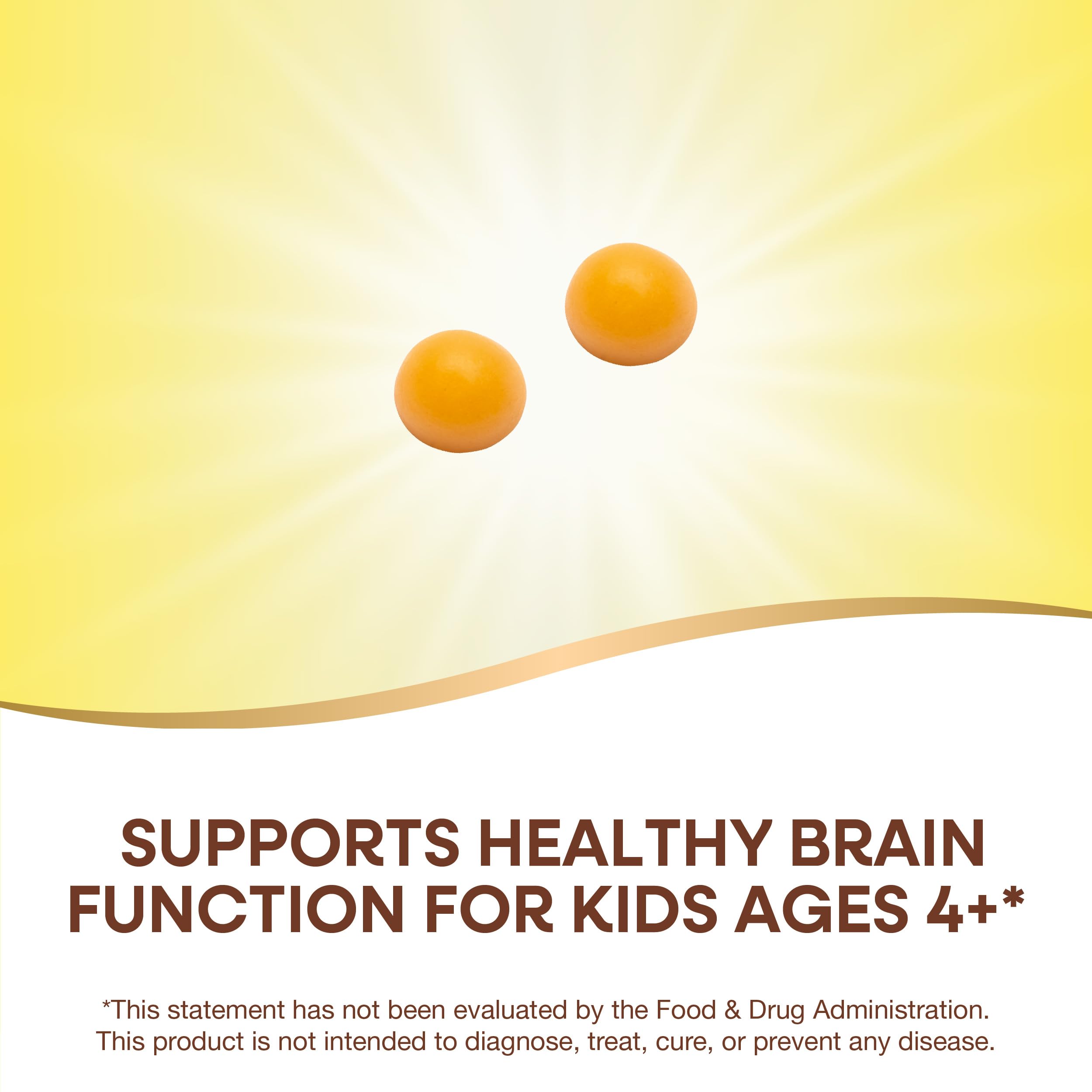 Nature's Way Kids Brain Supplement Gummies, Supports Healthy Brain Function*, Lemonade Flavored, 60 Gummies Nature's Way uk supplements