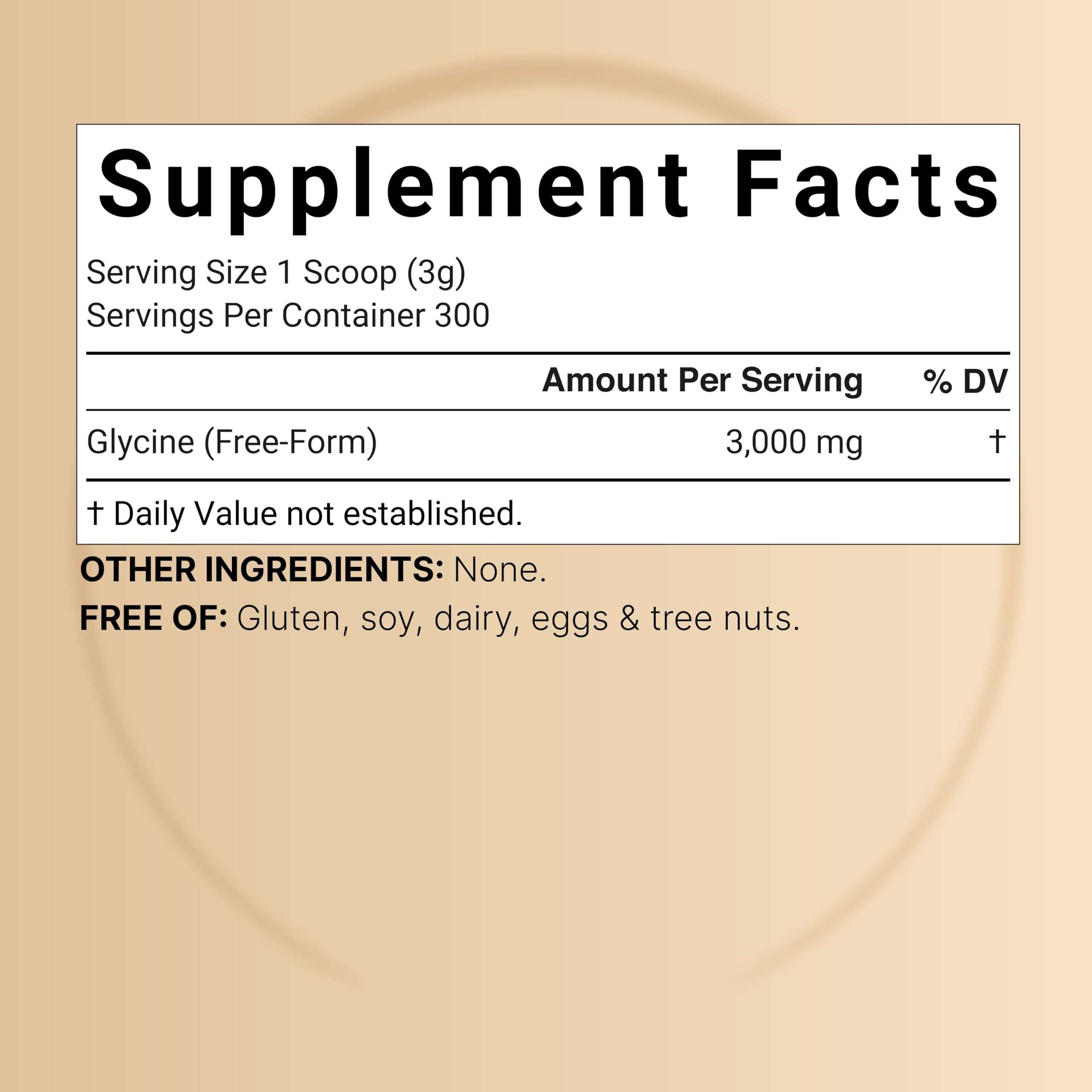 Glycine Powder, 300 Servings (2 lb) – 3,000 mg Free-Form Glycine Per Serving – Unflavored Pure Powder – Non-GMO, cGMP Manufactured NatureBell uk supplements