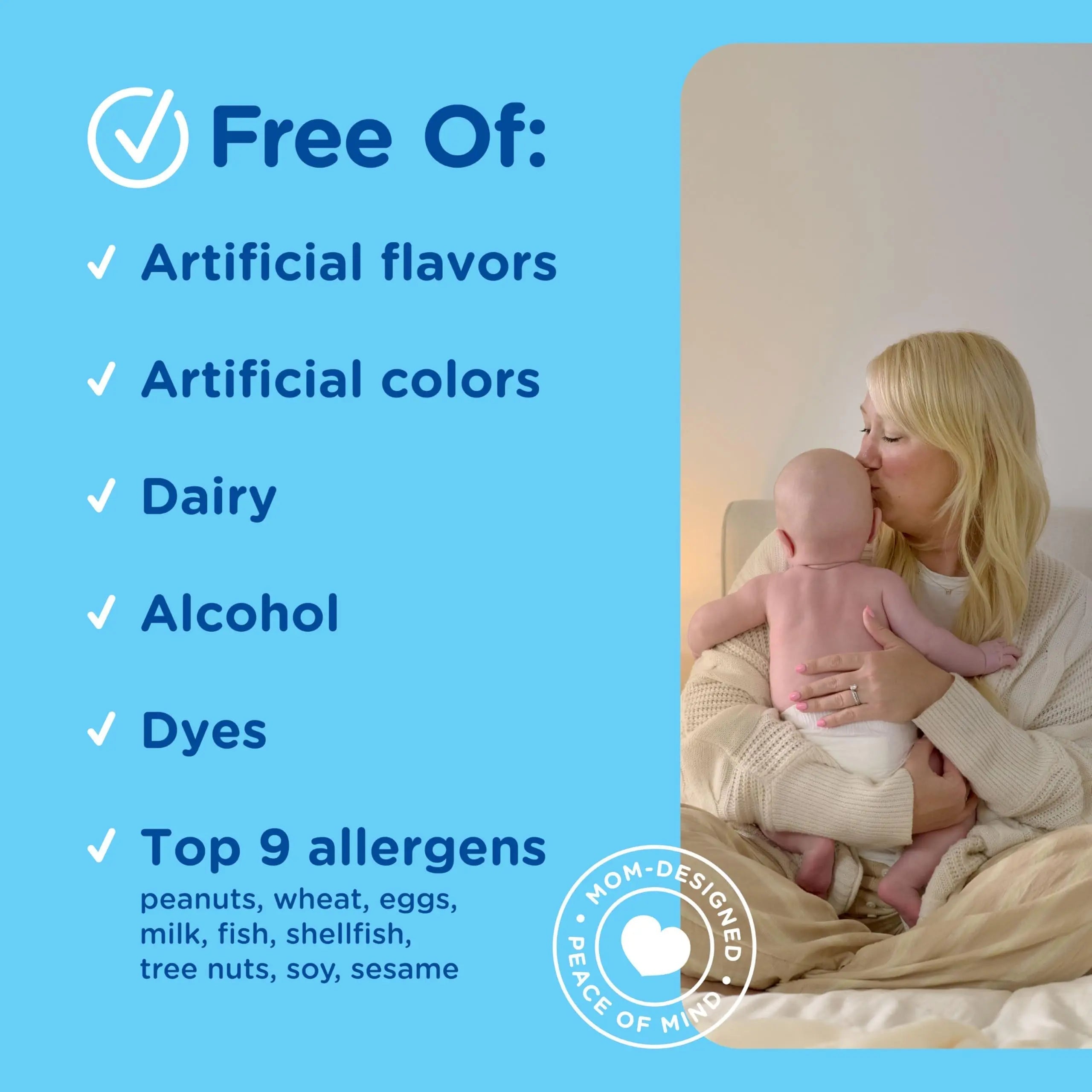 Mommy's Bliss Baby Multivitamin + Iron, Daily Essential Baby Vitamins for Immune Support, Healthy Growth & Bone Development, Age 2 Months+, 30 ml Mommy's Bliss uk supplements