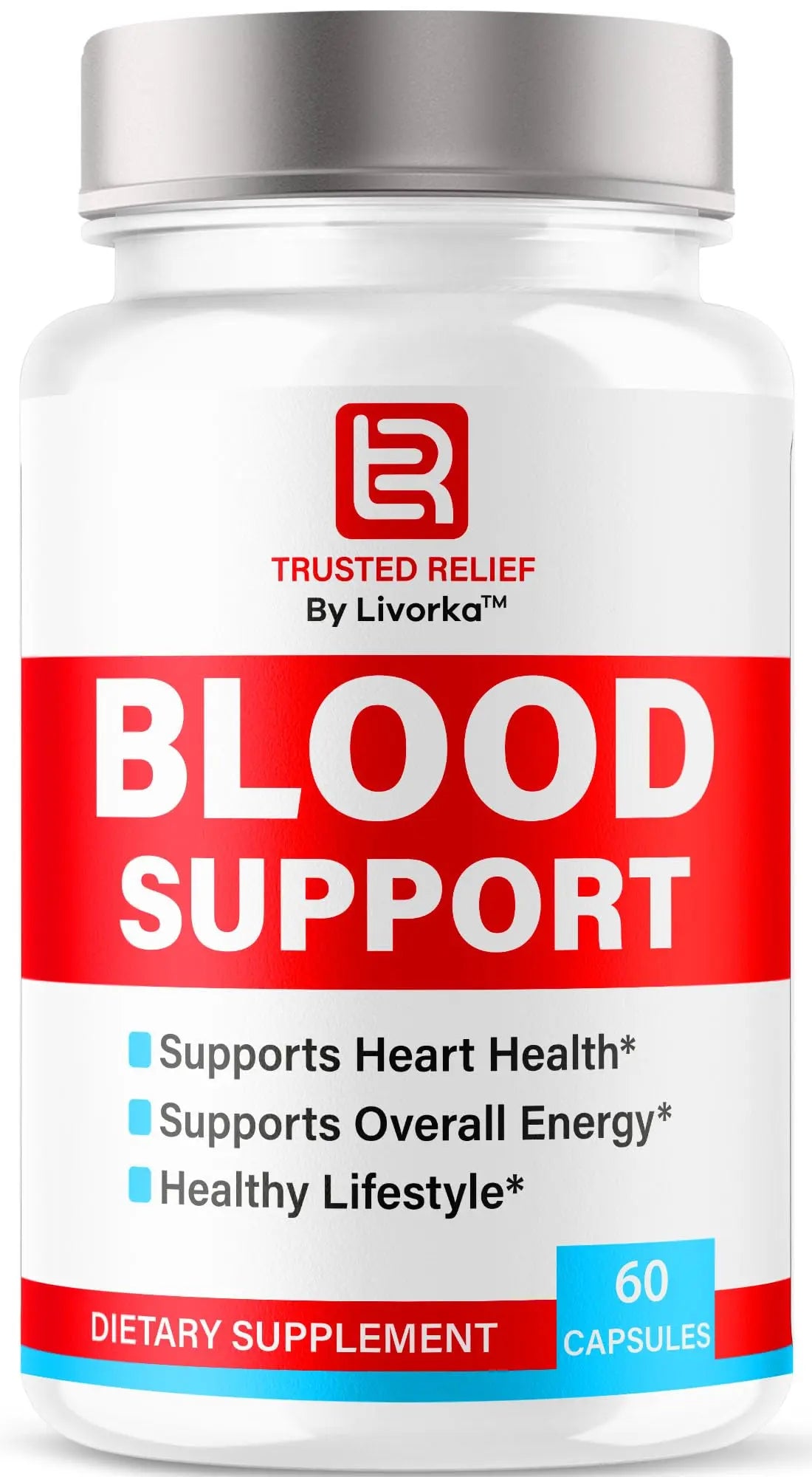 Trusted Relief Blood Support Capsules - Official TrustedRelief Blood Support Vitamin Pills, Natural Trusted Relief Advanced Premium Formula Wellness & Overal Health, 60 Capsules for 1 Month LIVORKA uk supplements