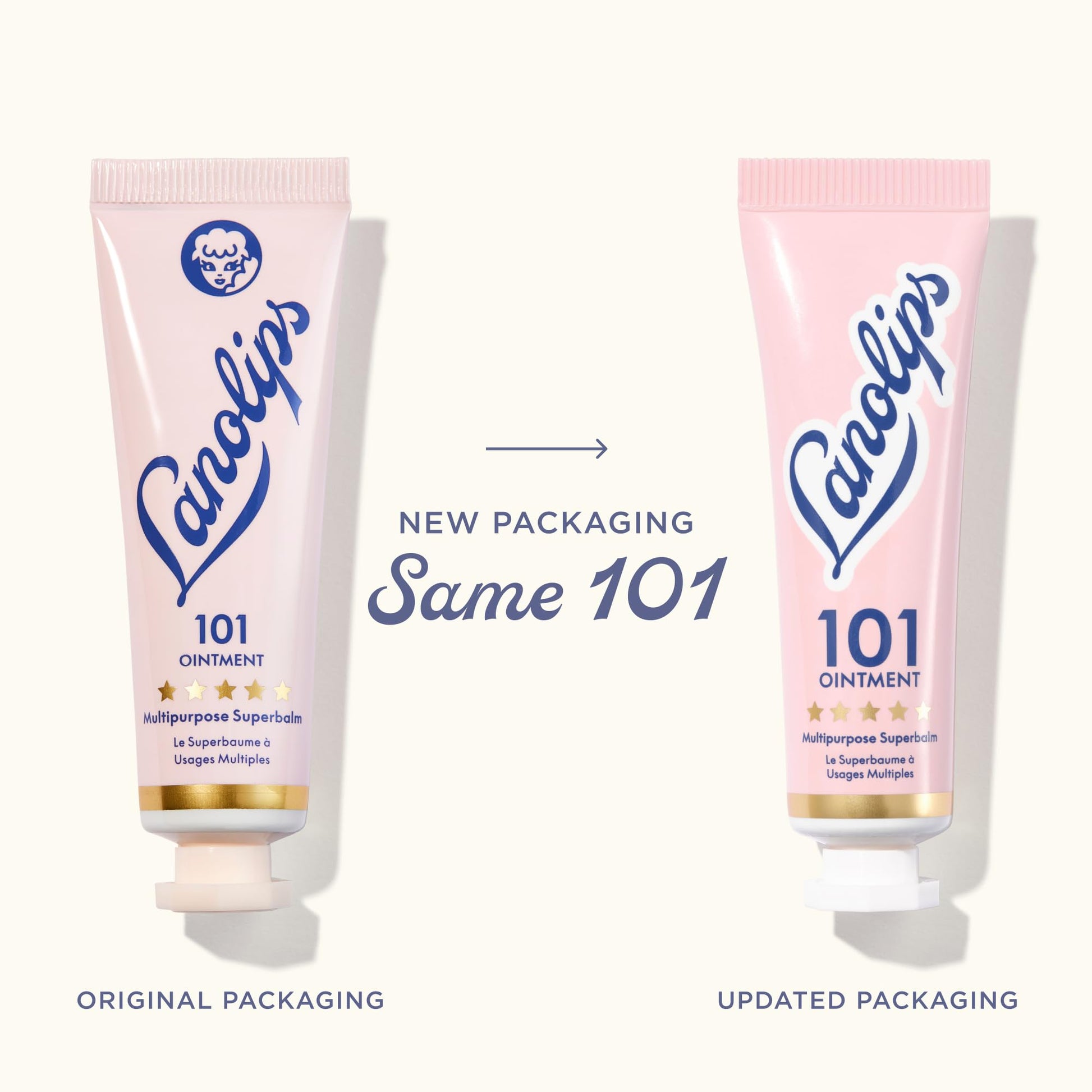 Lanolin 101 Multipurpose Ointment - Lanolin Lip Balm & Healing Ointment for Skin Barrier Repair - Moisturizer for Dry Lips, Cuticles & Elbows - No Petroleum Formula - Original Superbalm (0.52 oz) Lanolips uk supplements