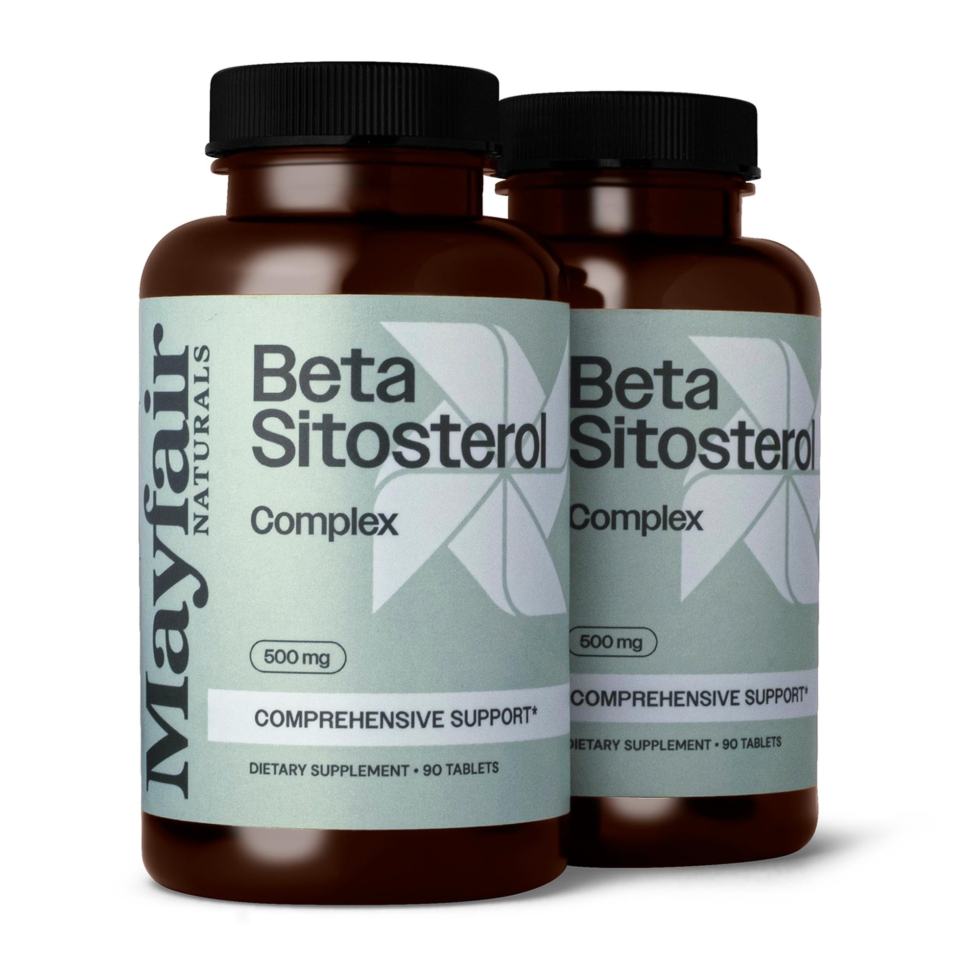 Mayfair Naturals Beta Sitosterol Complex (2 Pack), 500mg, Plant Sourced, 90 Tablets Each (180 Total), Comprehensive Support Supplement Mayfair Naturals uk supplements