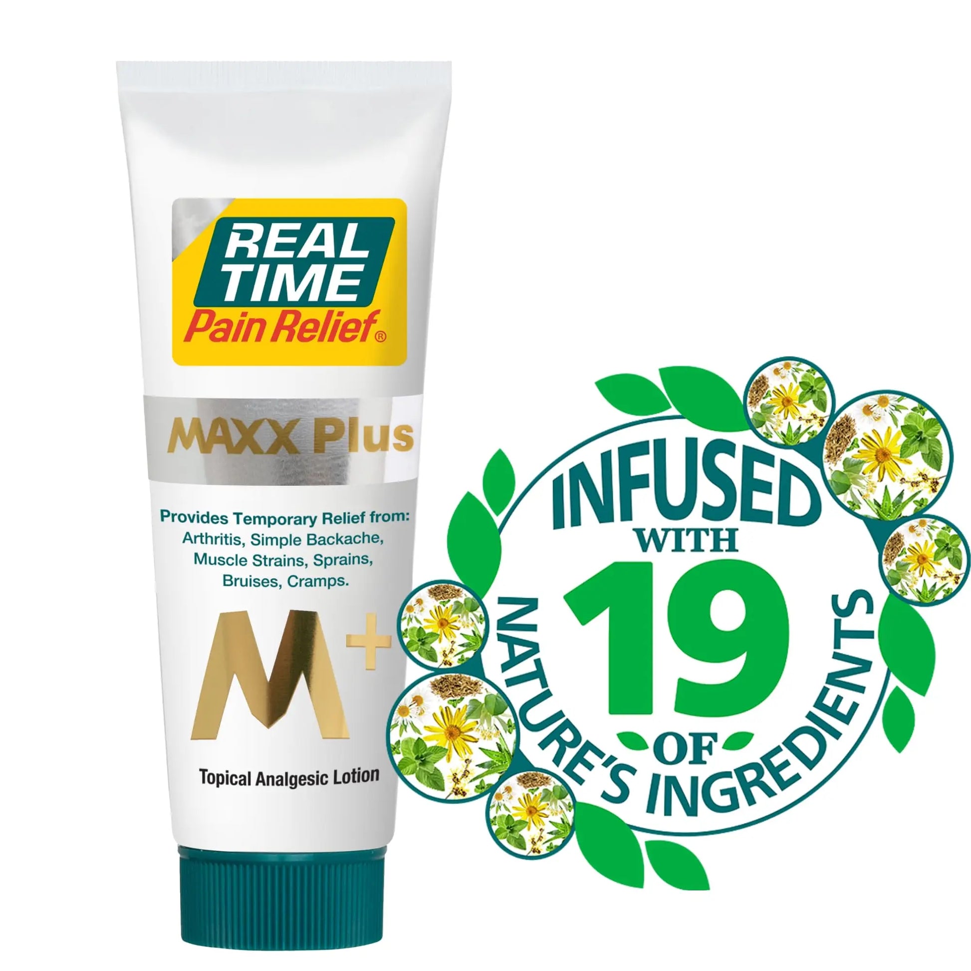 Real Time Pain Relief MAXX Plus - 7oz Tube | Intensive Formula with 19 Natural Ingredients Including Hemp Oil | Fast-Acting Relief for Muscle Pain, Arthritis, Backaches, and More Real Time Pain Relief uk supplements