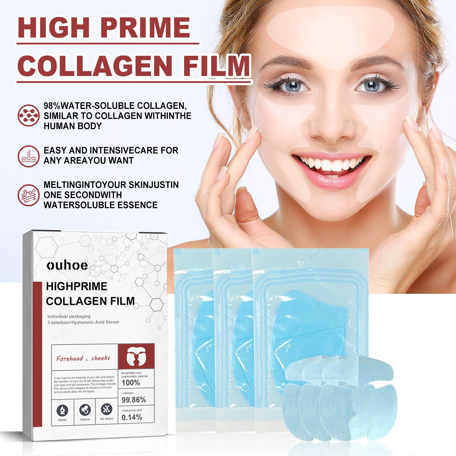 Melting Collagen Film, Peptide Collagen Film, Soluble Collagen Supplement Film With Hydrolysed Collagen Orgrul uk supplements
